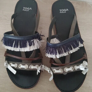 Toga Pulla Sandals Multicolor Size 39 US 8.5-9